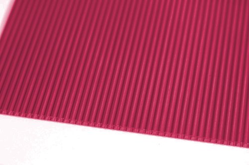 поликарбонат сотовый 10 мм рубин 2,1х6м sellex